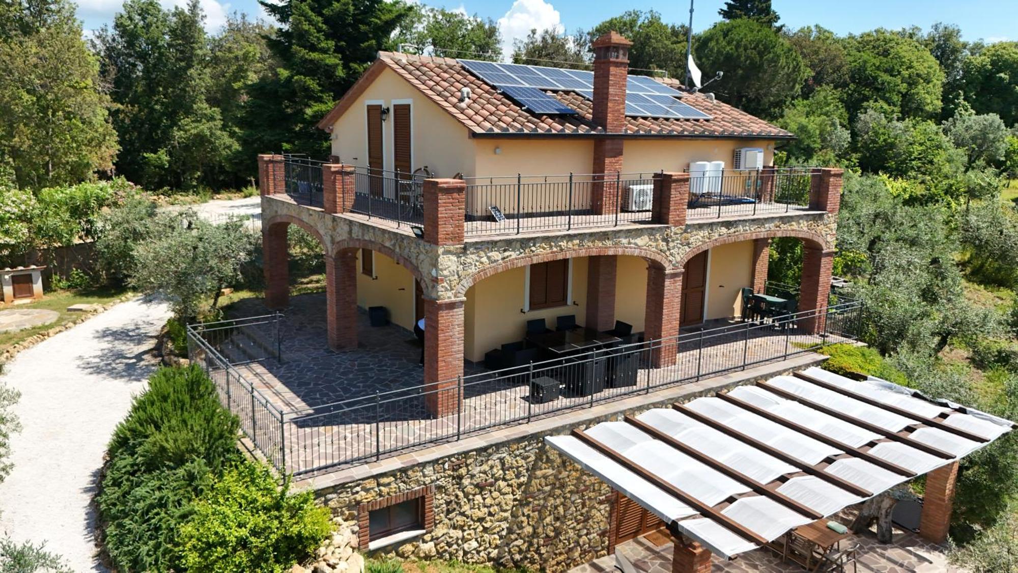 Apartmán Il Panorama Montescudaio Exteriér fotografie